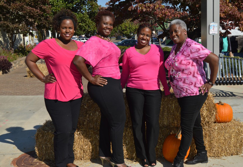 yes success biz staff in pink